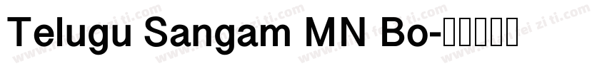 Telugu Sangam MN Bo字体转换